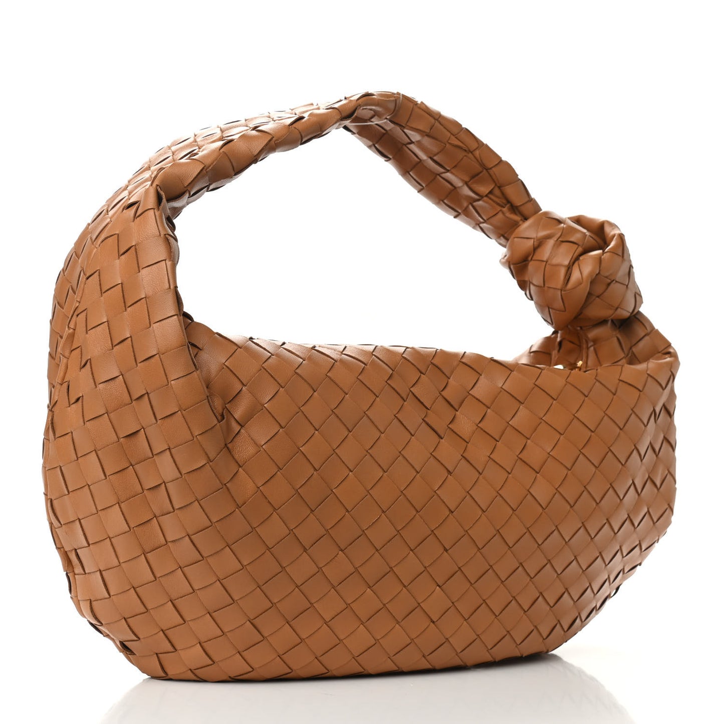 Nappa Intrecciato Medium Jodie Caramel
