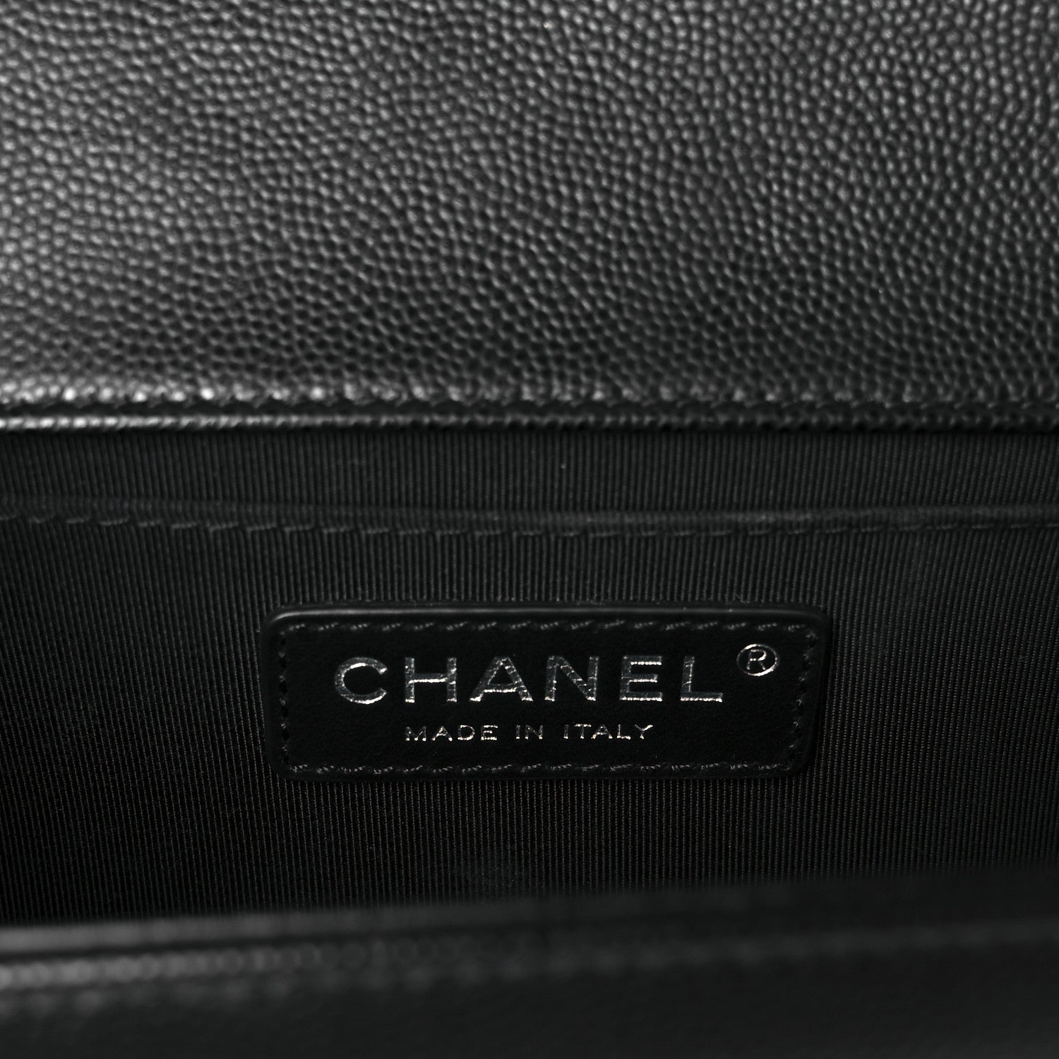 Chanel Caviar Quilted Medium Boy Flap Black 6 of 10