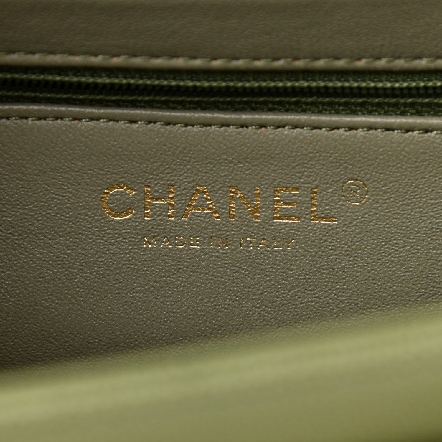 Chanel Caviar Quilted Medium Business Affinity Flap Green 5 of 9