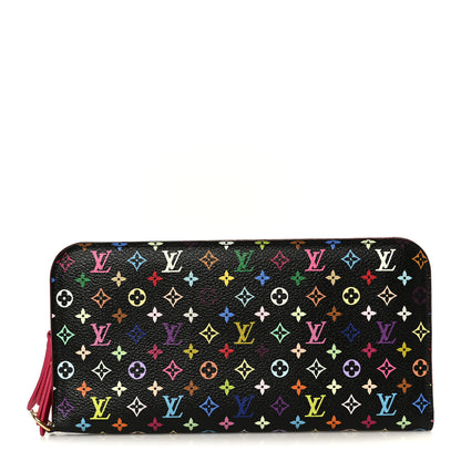 Louis Vuitton Monogram Multicolor Insolite Wallet Black Grenade 1 of 10