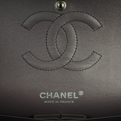 Chanel Iridescent Goatskin Quilted Medium Double Flap Purple 6 of 7