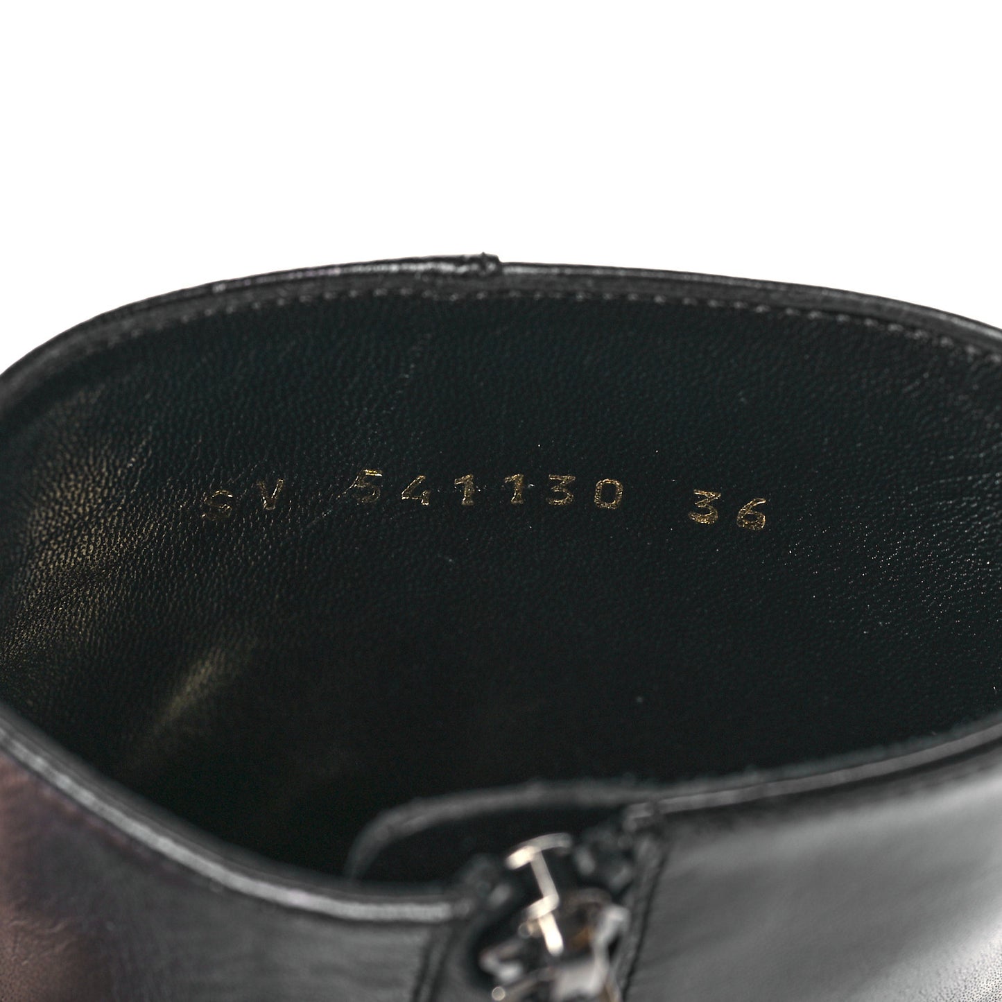 Nappa Loulou Ankle Zip Boot 36 Black