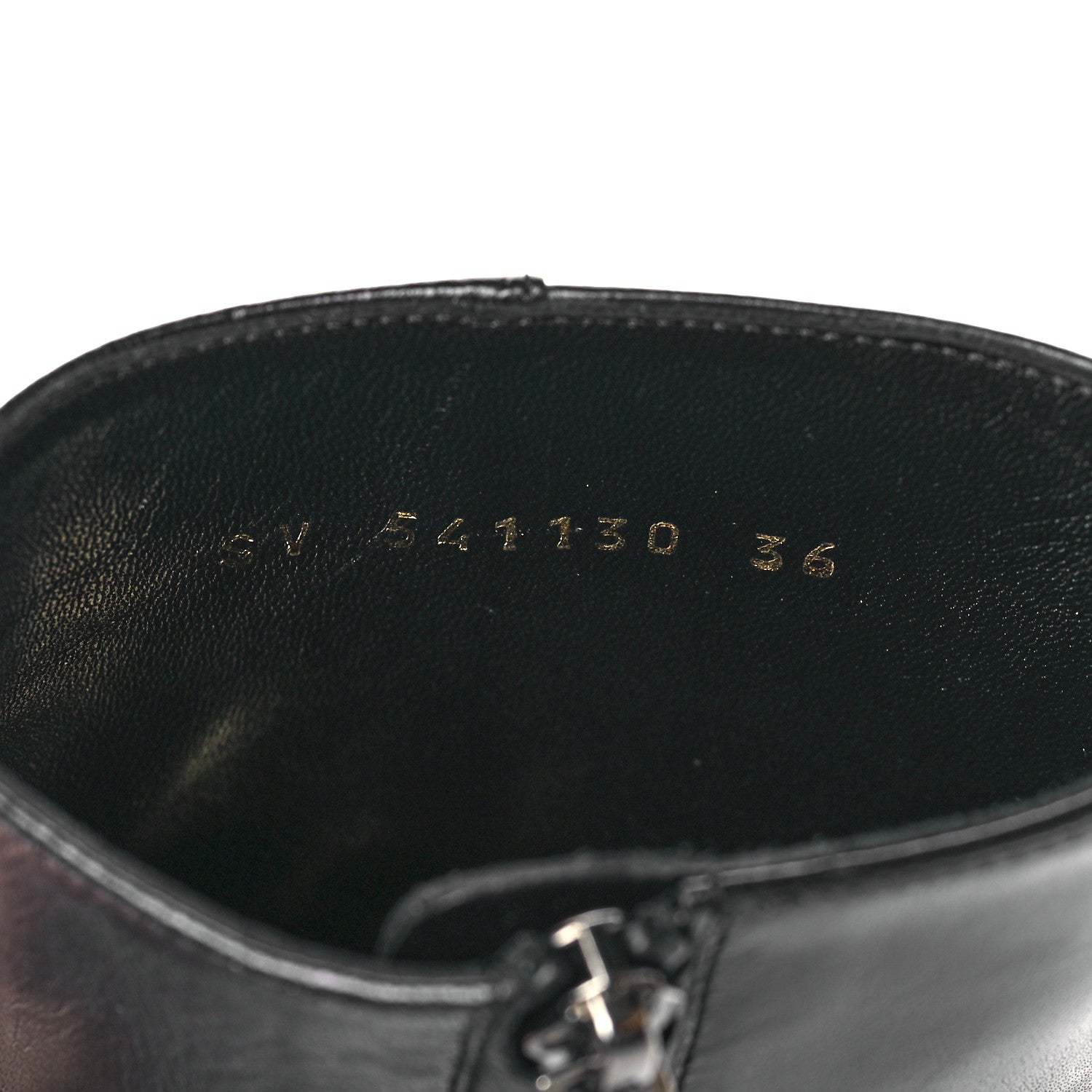Saint Laurent Nappa Loulou Ankle Zip Boot 36 Black 8 of 8