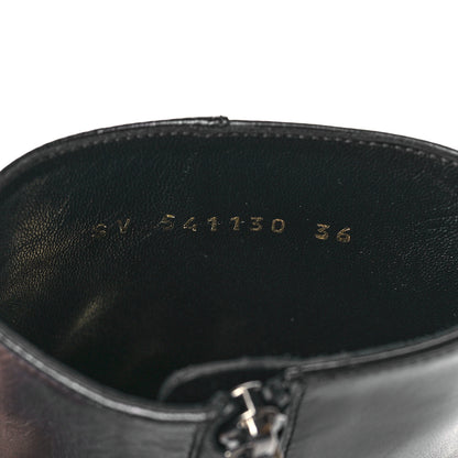Saint Laurent Nappa Loulou Ankle Zip Boot 36 Black 8 of 8