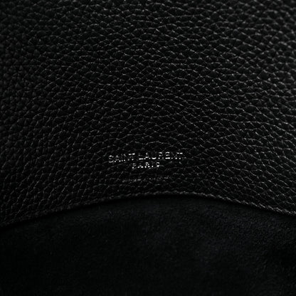 Saint Laurent Grained Calfskin Large Souple Sac De Jour Black 6 of 13