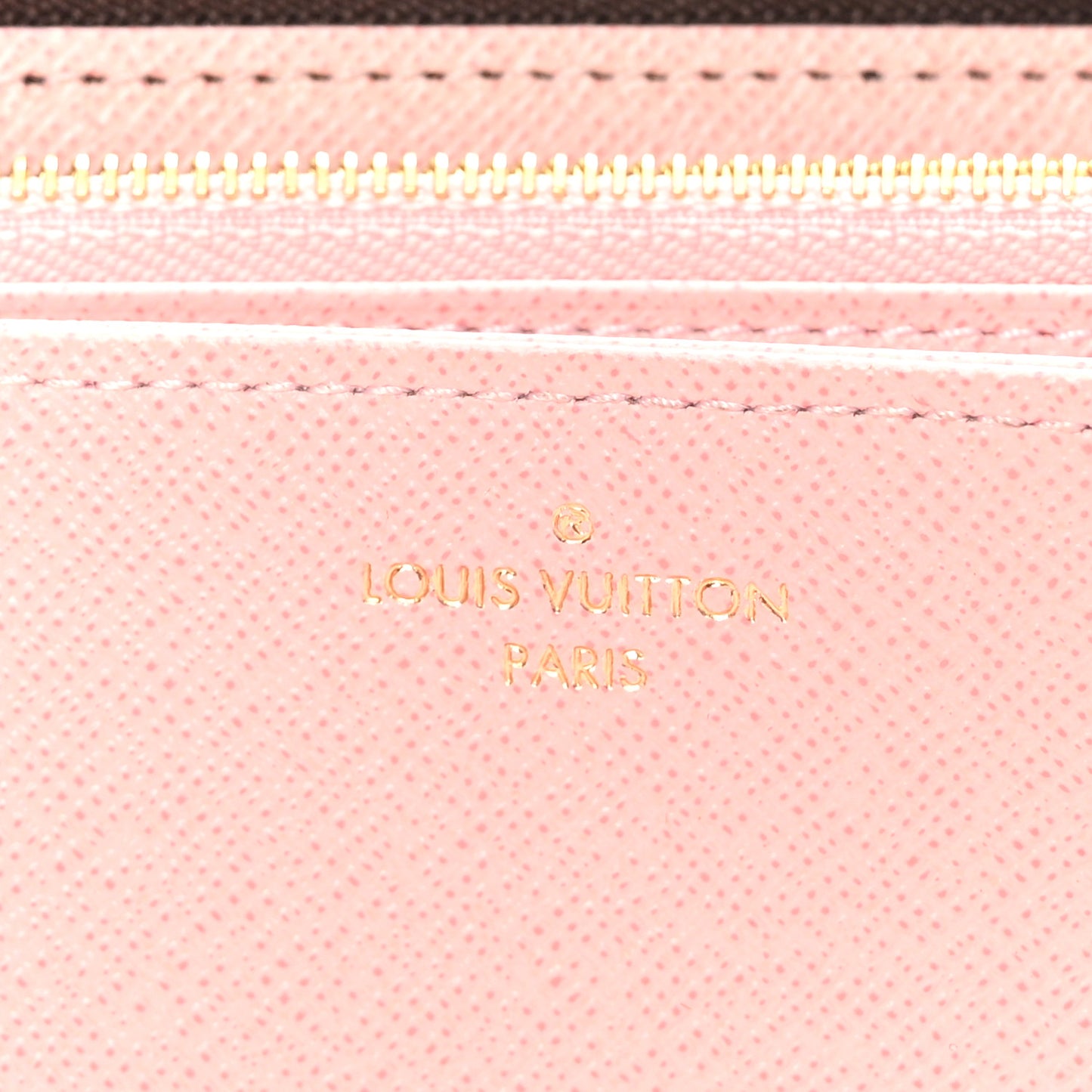 Monogram Zippy Wallet Rose Ballerine