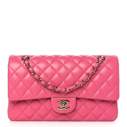 Chanel Caviar Quilted Medium Double Flap Pink 1 of 8