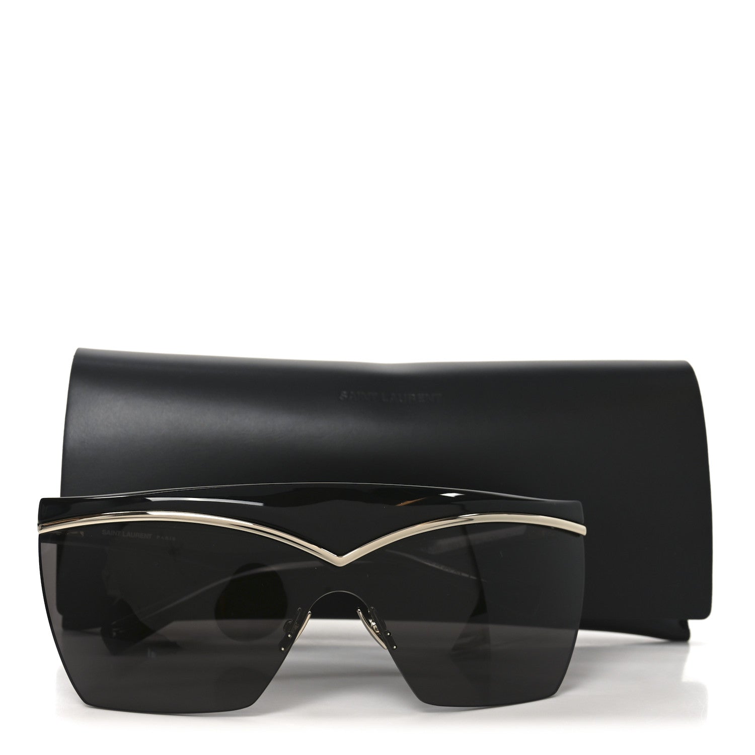 Saint Laurent SL 614 Mask Sunglasses Black 7 of 7