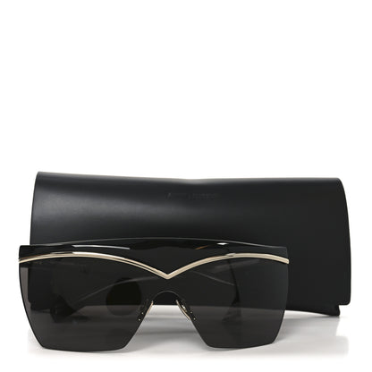 Saint Laurent SL 614 Mask Sunglasses Black 7 of 7