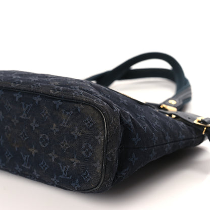 Louis Vuitton Mini Monogram LUCILLE PM Blue 8 of 8