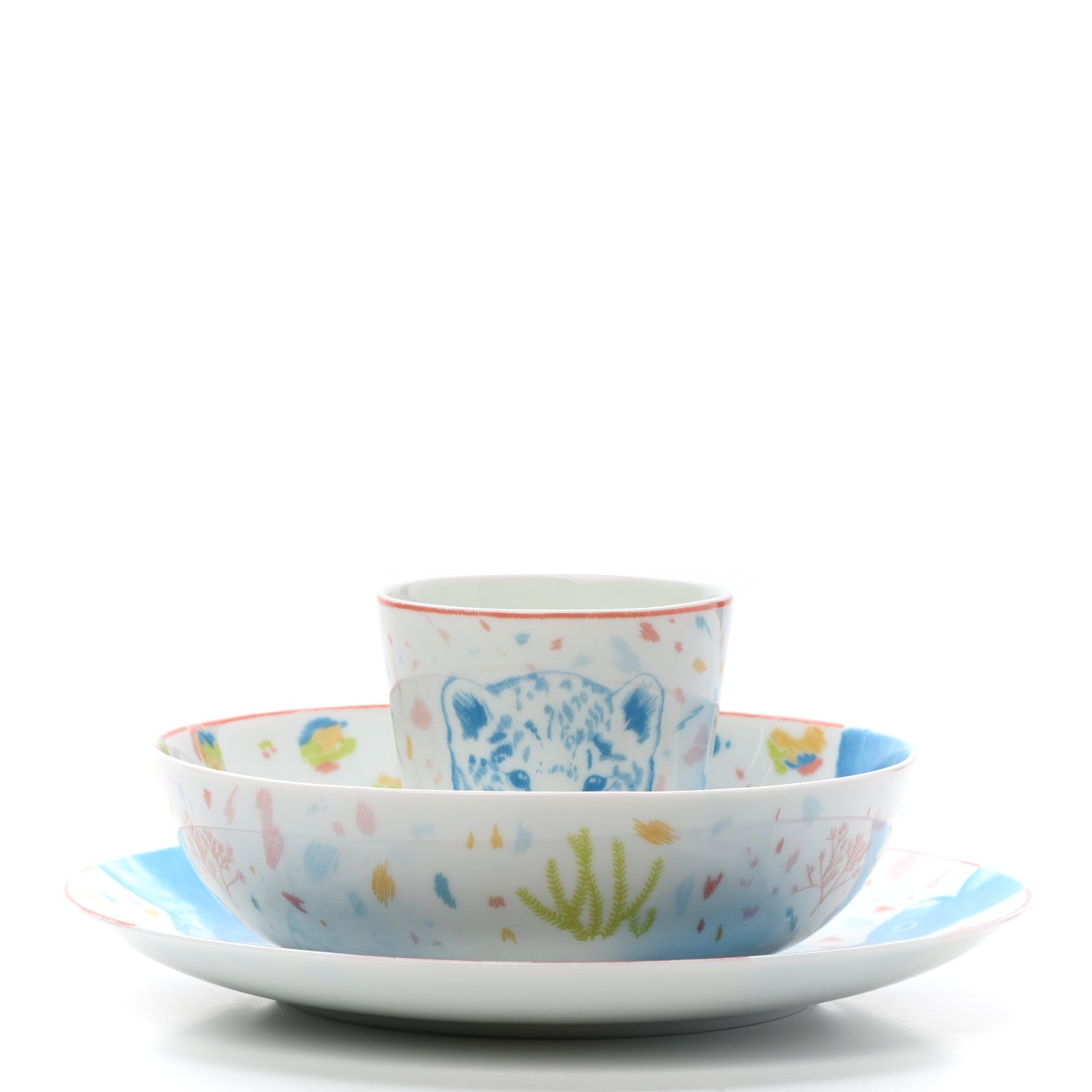 Hermes Porcelain Passe-Passe Set of 3 2 of 10