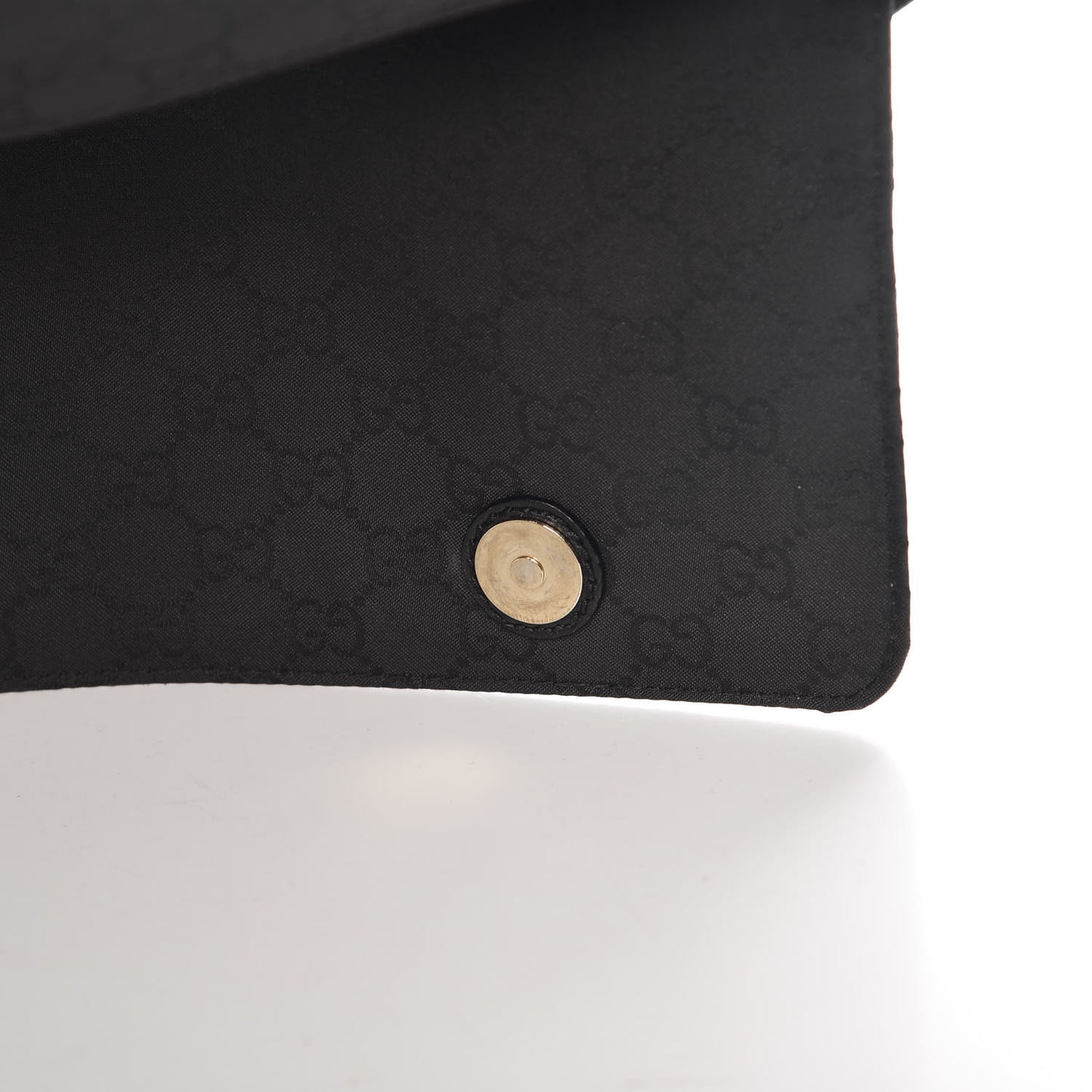 Nylon Monogram Messenger Bag Black