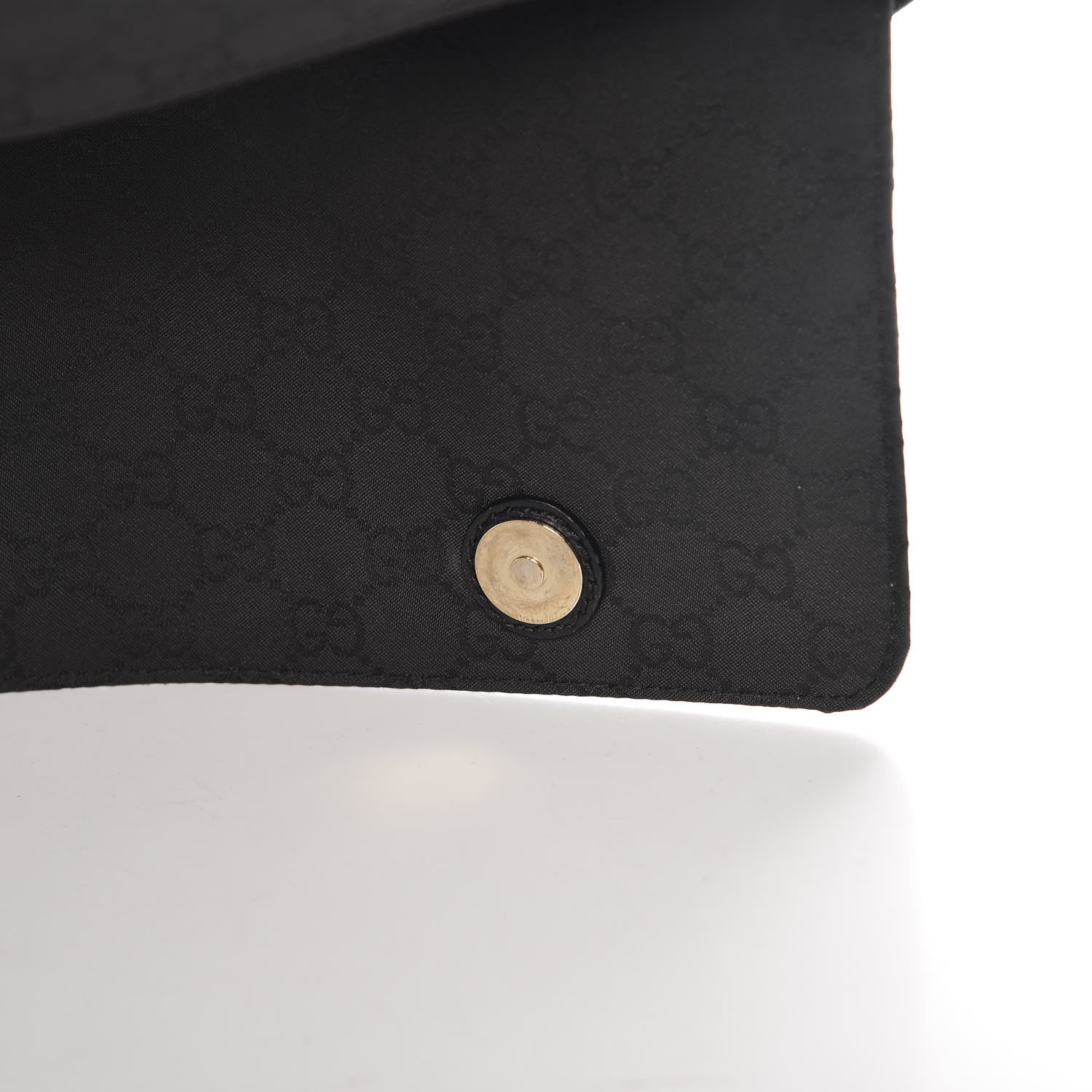 Gucci Nylon Monogram Messenger Bag Black 9 of 13
