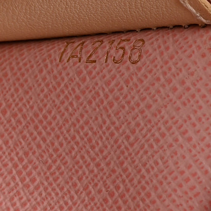Louis Vuitton Damier Azur Emilie Wallet Rose Ballerine 7 of 7