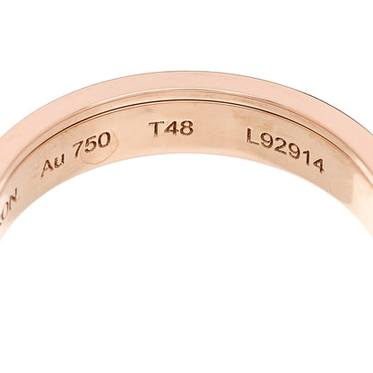 Boucheron 18K Pink Gold Red Ceramic Quatre Classique Wedding Band Ring 48 4.5 5 of 6
