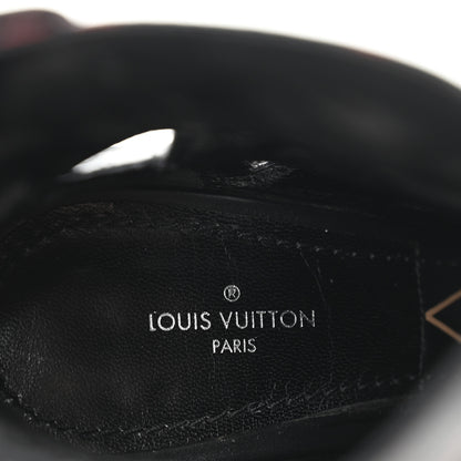 Louis Vuitton Monogram Infrarouge Logomania Ankle Boots 37 Black 8 of 11
