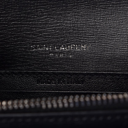 Saint Laurent Calfskin Monogram Sunset Chain Wallet Black 6 of 6