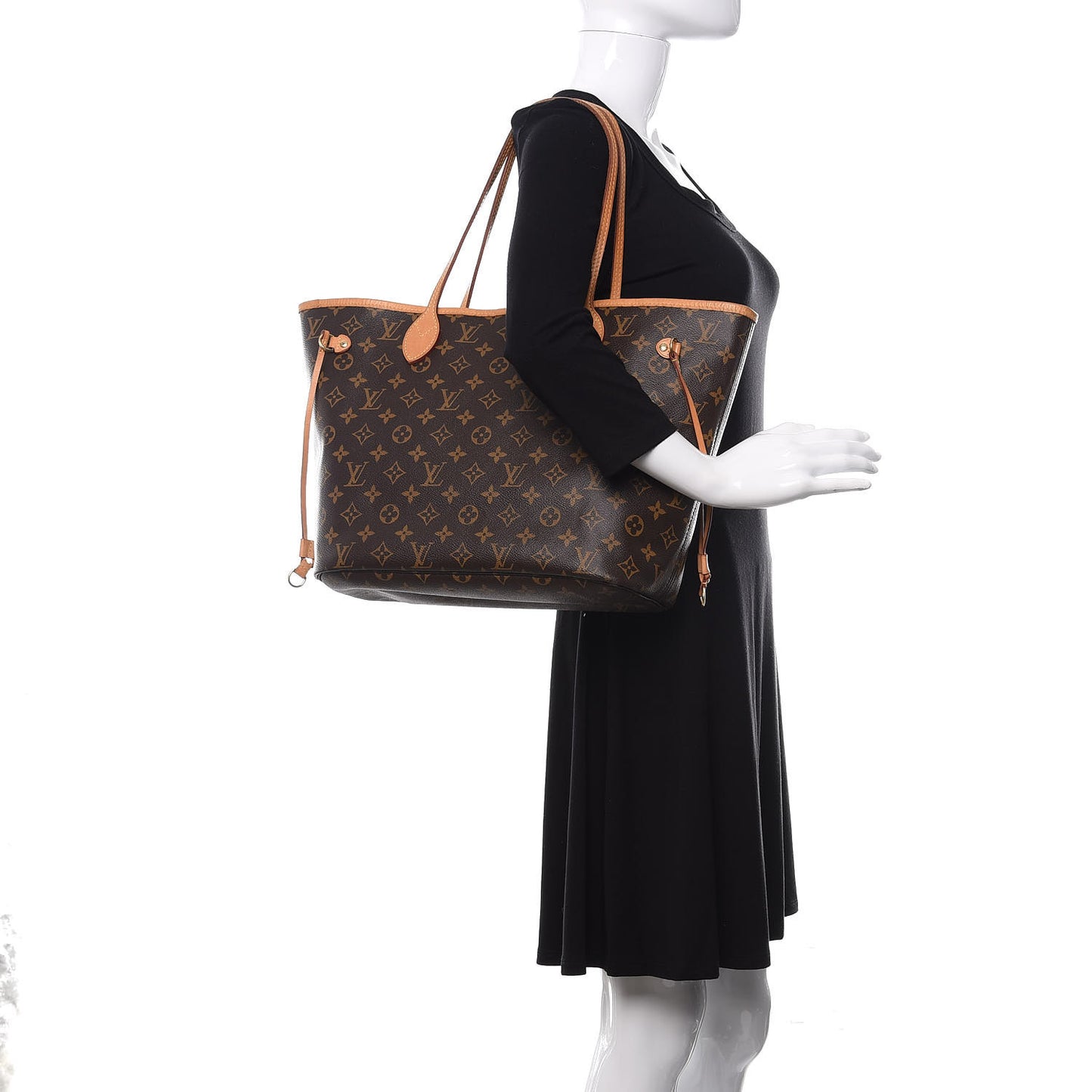 Monogram Neo Neverfull MM Rose Ballerine