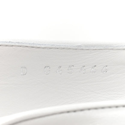 Chanel Lambskin Grosgrain Cap Toe CC Ballerina Flats With Leg Warmers 39.5 White 9 of 10