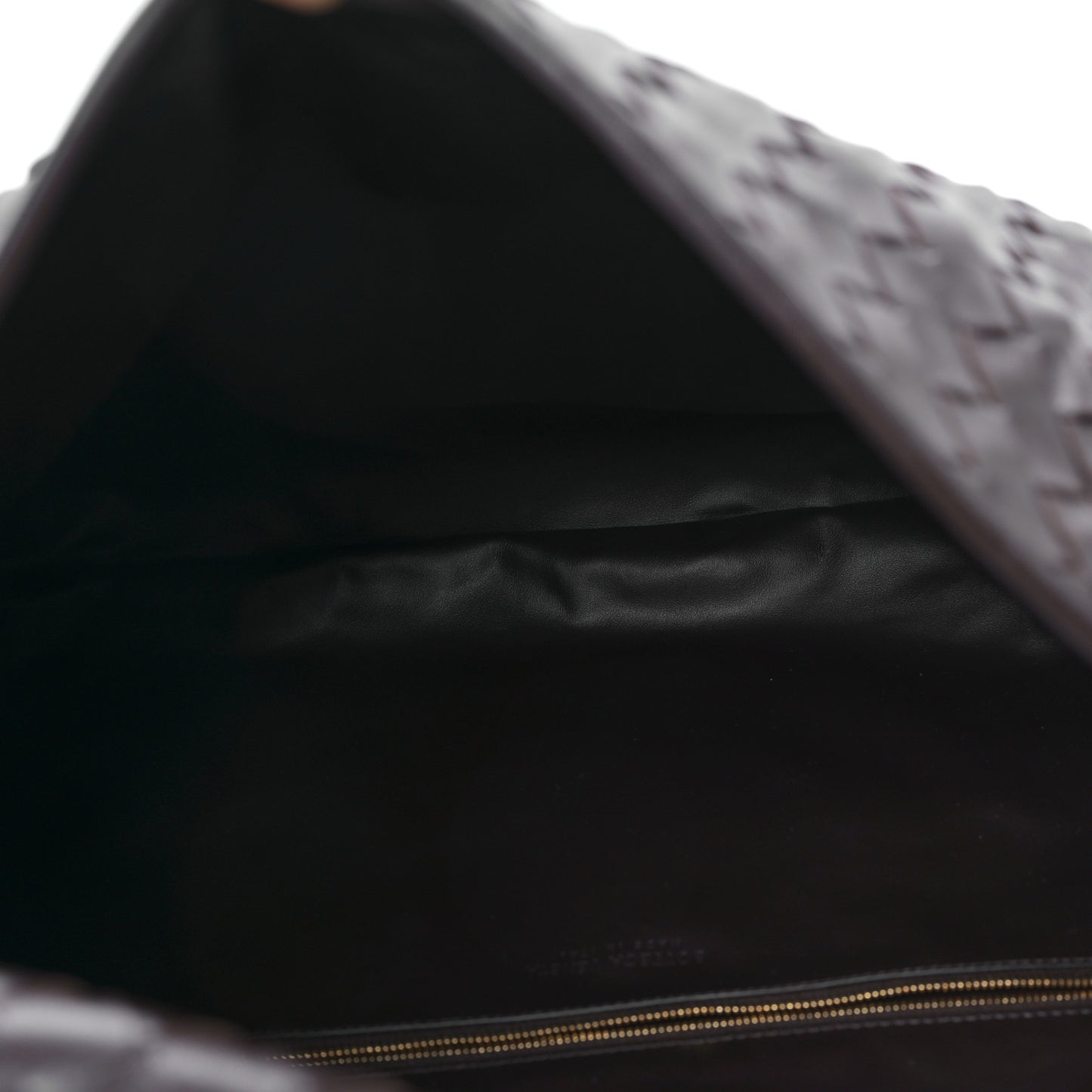 Calfskin Intrecciato Large Hop Ebano
