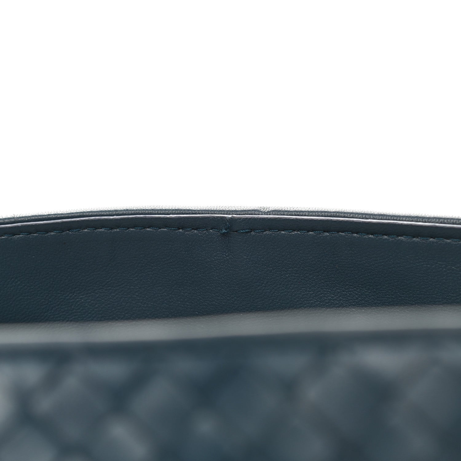 Bottega Veneta Nappa Intrecciato Graffiato Medium Tote Petrol 12 of 12