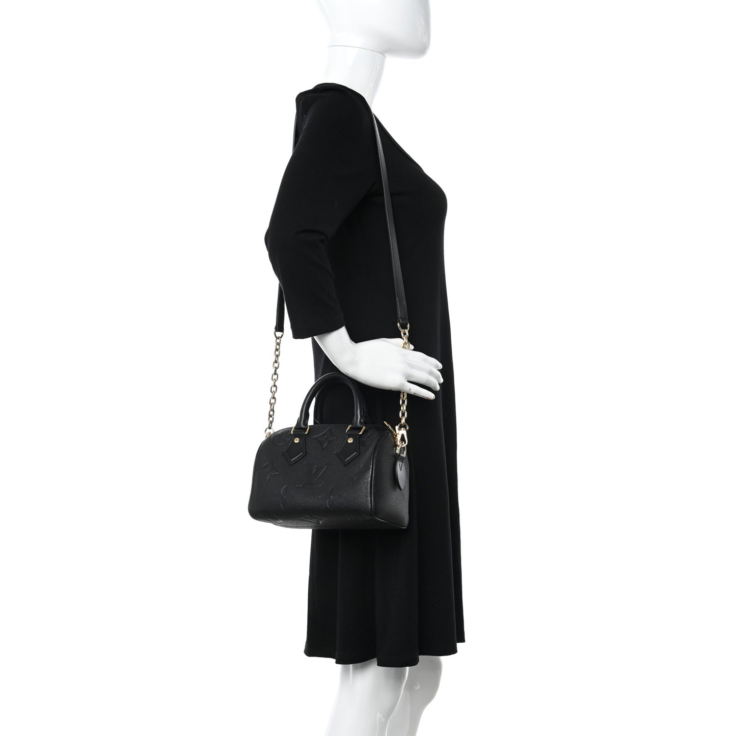 Empreinte Monogram Giant Speedy Bandouliere 20 Black