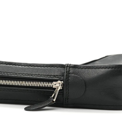 Balenciaga Calfskin M Triangle Pouch Black 9 of 15
