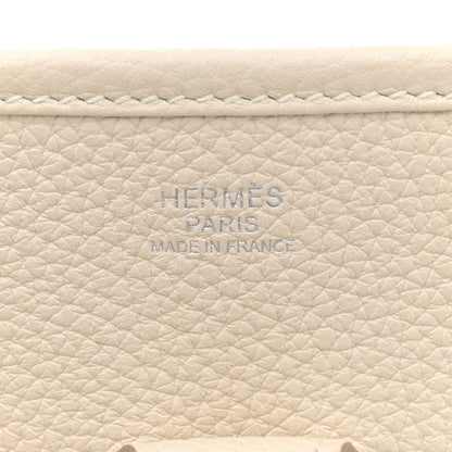Hermes Taurillon Clemence Evelyne III PM Craie 6 of 11