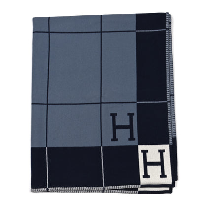 Hermes Wool Cashmere Avalon III Blanket Caban Ecru 1 of 3