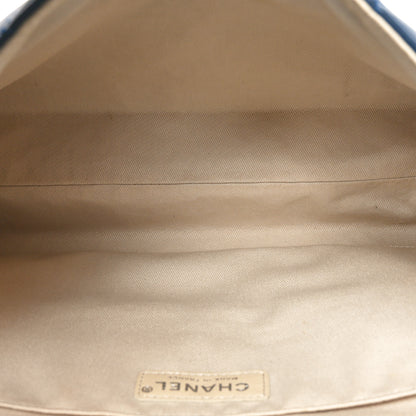 Chanel Calfskin Quilted In the Business Flap Dark Navy Blue 5 of 10
