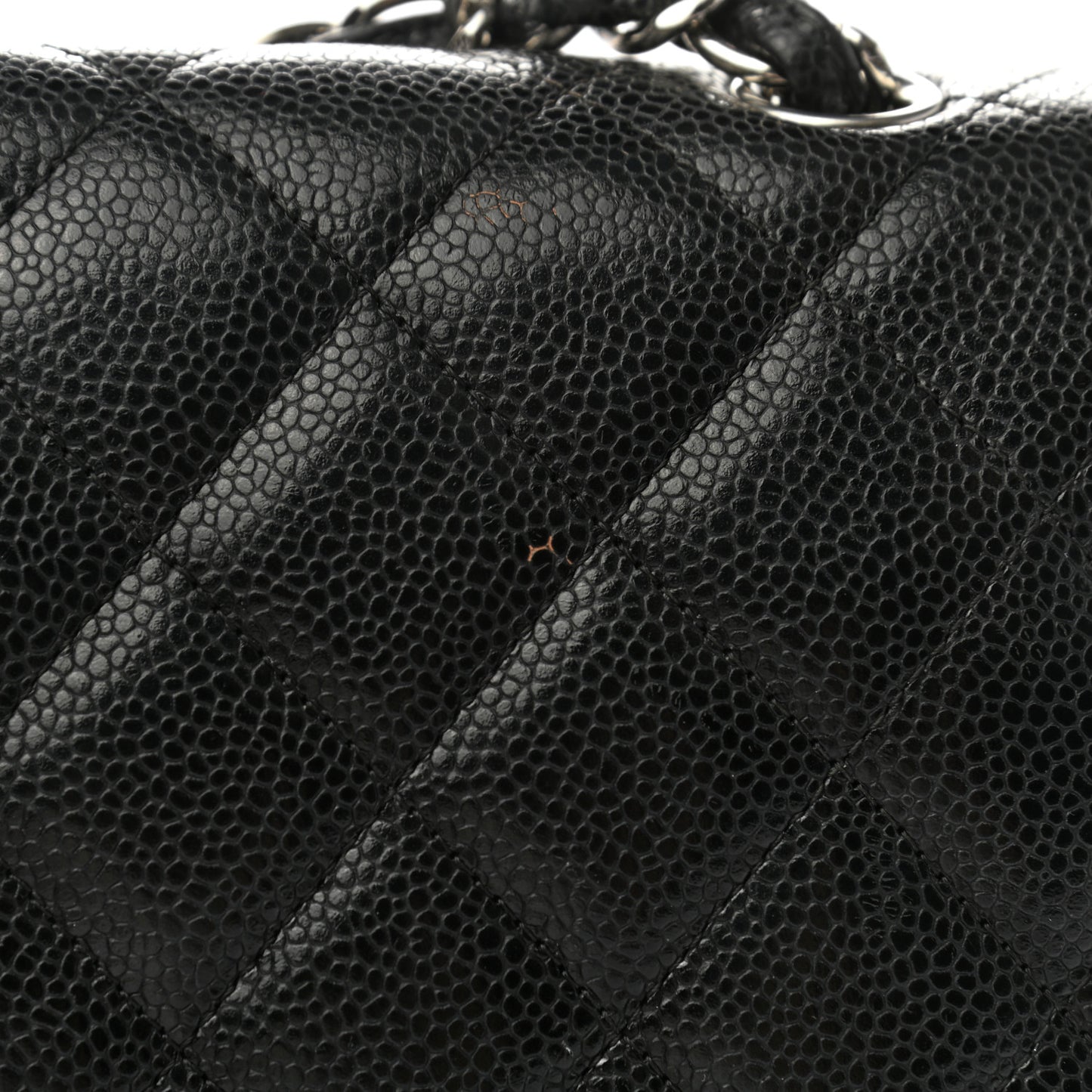 Caviar Quilted Maxi Double Flap Black