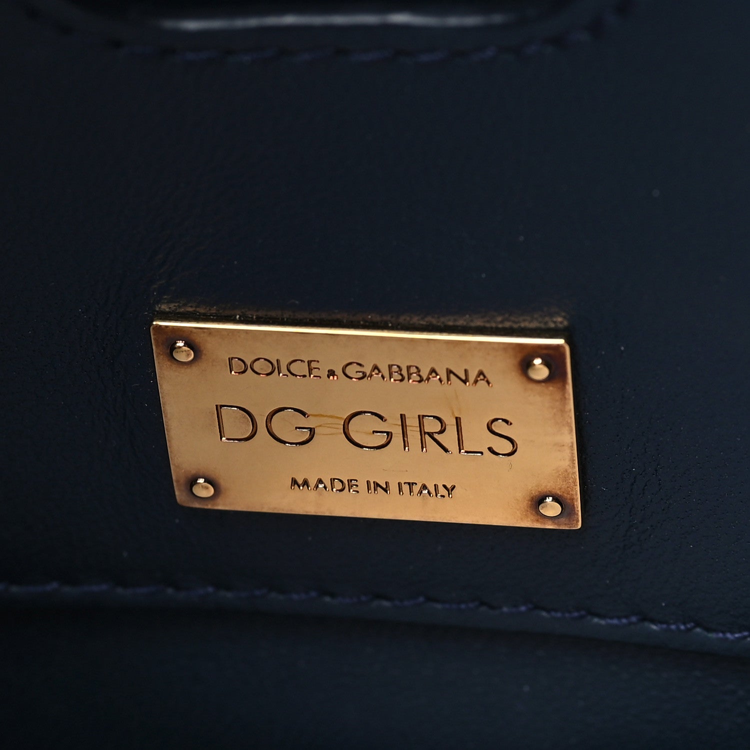 Dolce & Gabbana Denim DG Girls Shoulder Bag Blue 6 of 9