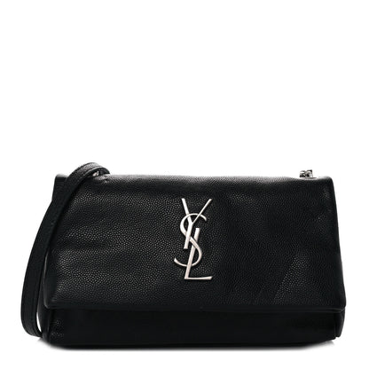 Saint Laurent Grain De Poudre Monogram Toy West Hollywood Fold-Over Bag Black 1 of 9