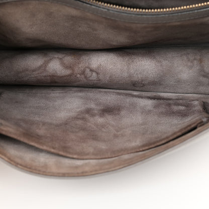 Christian Dior Grained Calfskin Medium Diorama Flap Bag Gris 11 of 14