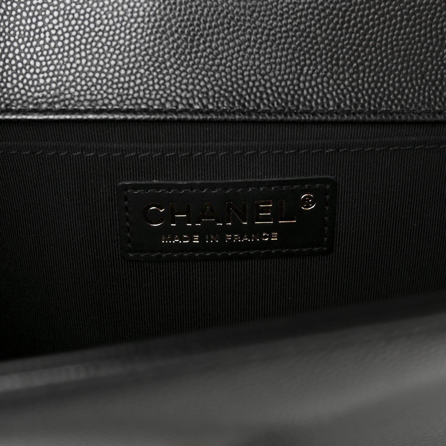 Chanel Caviar Quilted Medium Boy Flap Black 6 of 10
