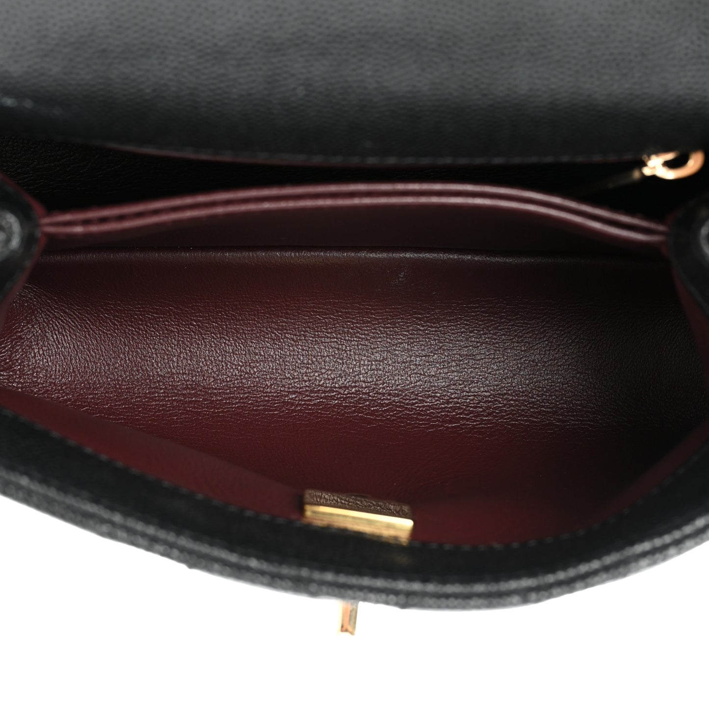 Caviar Quilted Extra Mini Coco Handle Flap Black
