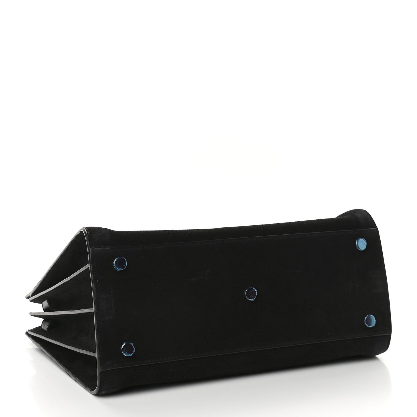 Suede Calfskin Small Sac De Jour Black