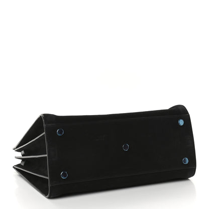 Saint Laurent Suede Calfskin Small Sac De Jour Black 4 of 8