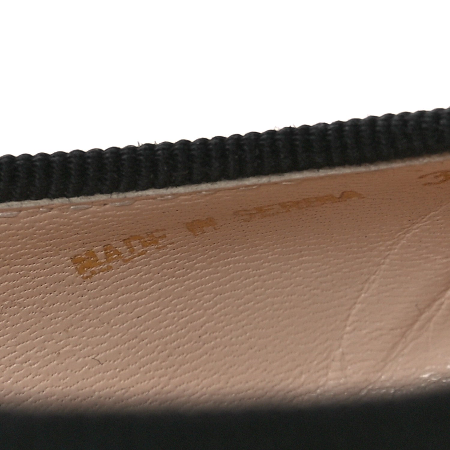 Prada Nappa Vernice Cap Toe Logo Bow Ballerina Flats 38.5 Black 8 of 8