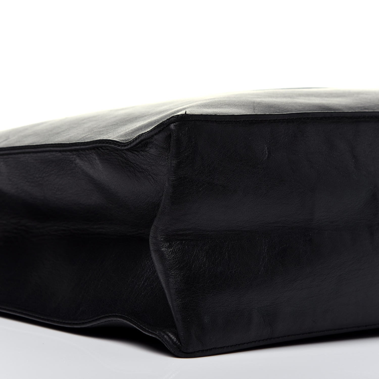Chanel Lambskin CC Tote Black 9 of 10