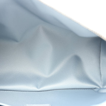 Louis Vuitton Grained Calfskin Aerogram City Keepall Cloud Blue 5 of 10
