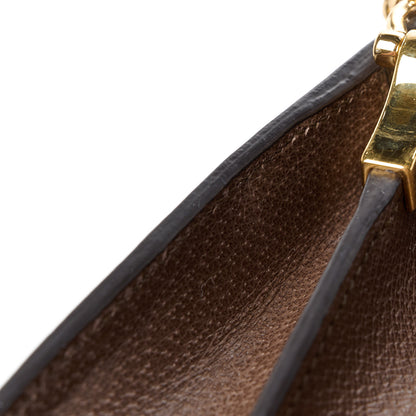 Gucci GG Supreme Monogram Web Small Ophidia Chain Shoulder Bag Brown 12 of 14