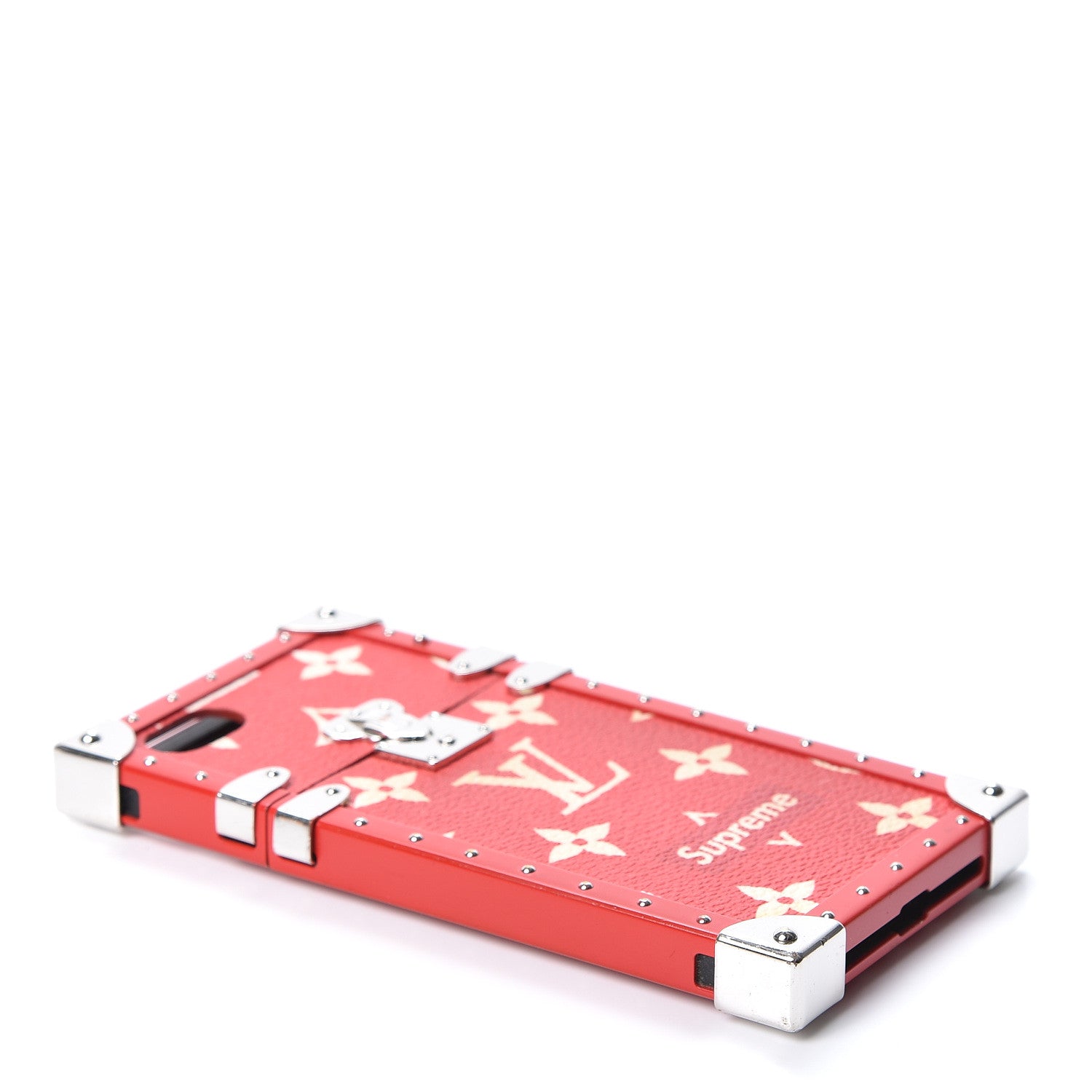 Louis Vuitton X SUPREME Monogram Eye-Trunk iPhone 7 Case Red 3 of 7