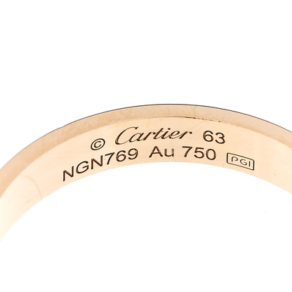 Cartier 18K Yellow Gold 3.5mm LOVE Wedding Band Ring 63 10.25 4 of 5