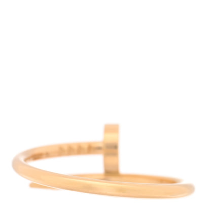 Cartier 18K Yellow Gold Small Juste Un Clou Ring 54 7 3 of 6