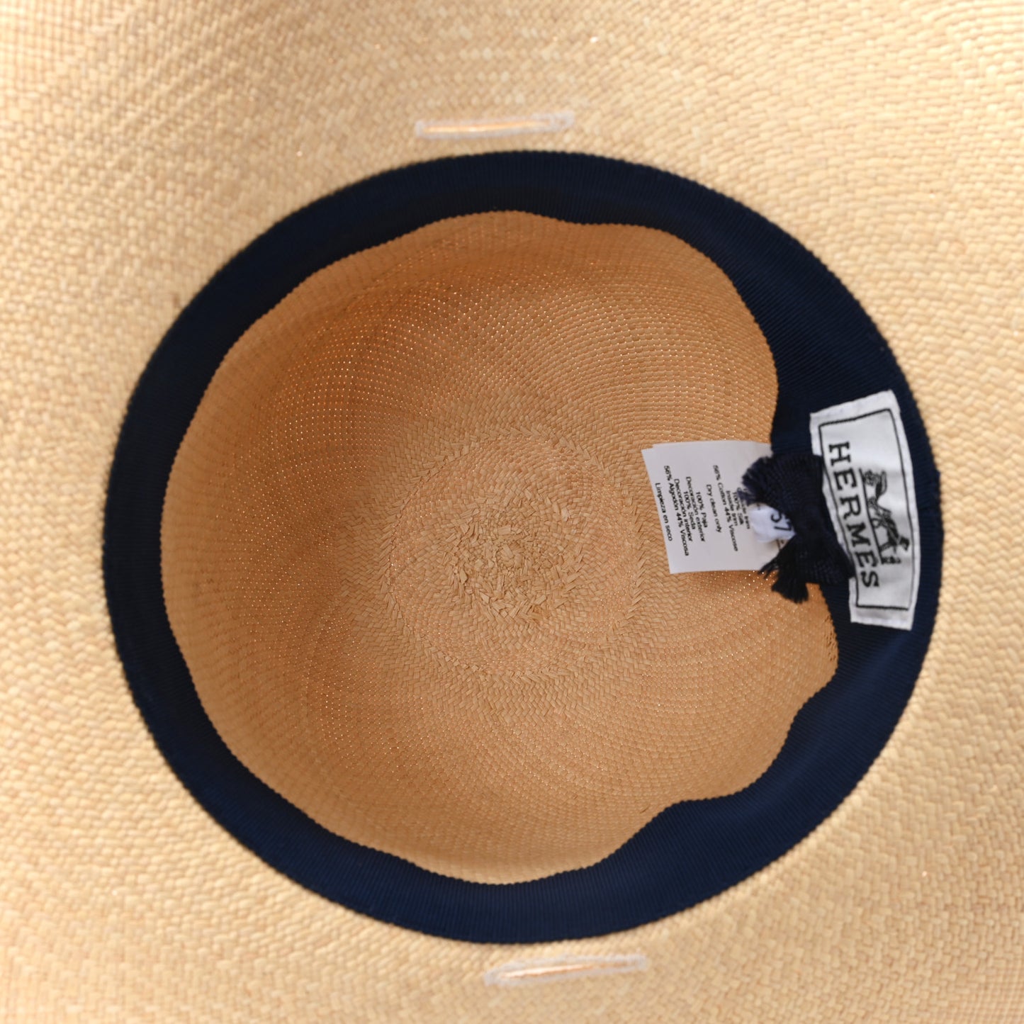 Straw Panama Hat 57 Naturel