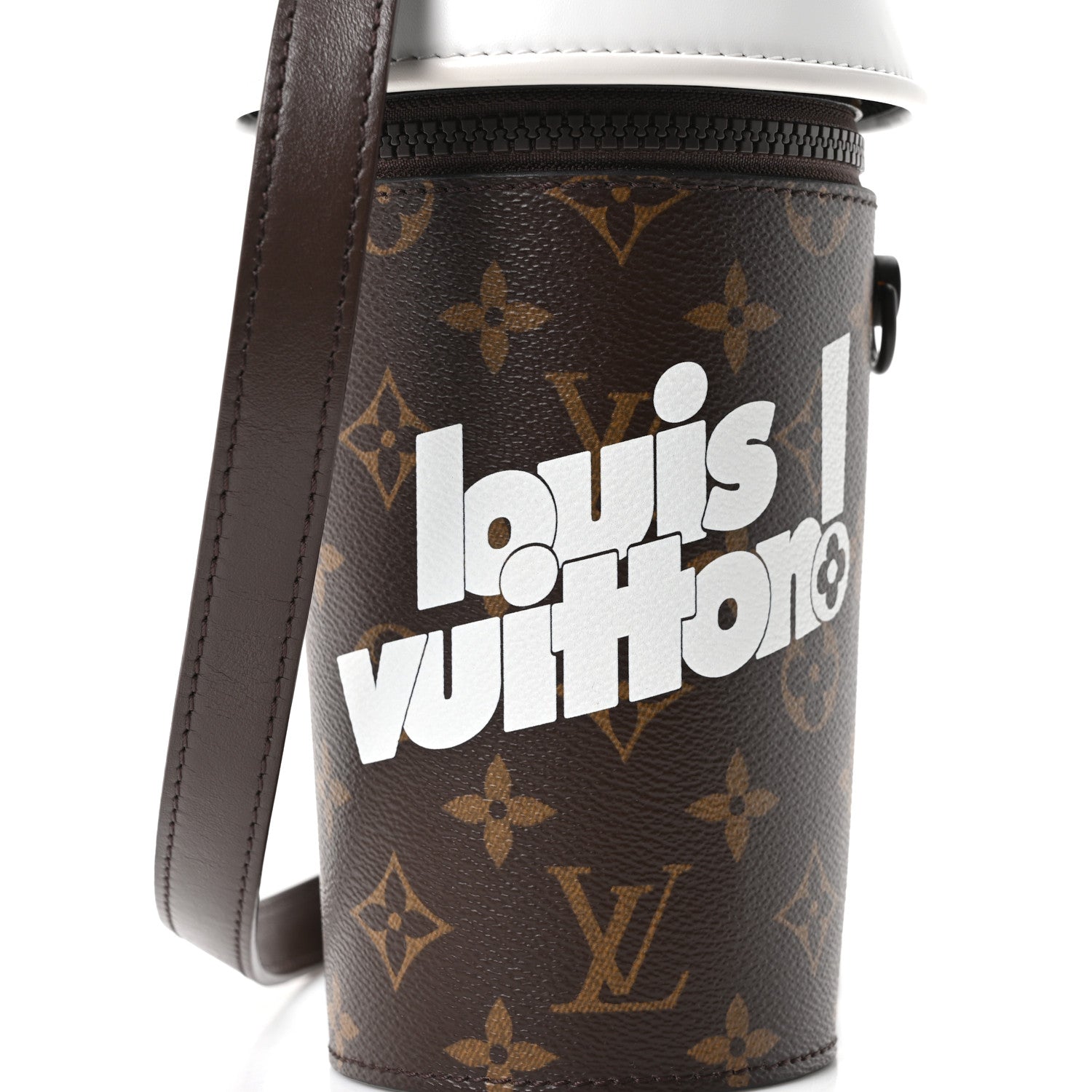 Louis Vuitton Monogram Calfskin Everyday LV Coffee Cup Pouch 7 of 9