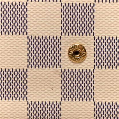 Louis Vuitton Damier Azur Calfskin Pochette Felicie Eau de Rose 12 of 20