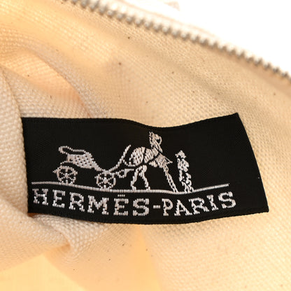 Hermes Canvas Chain De Ancre Beach Tote Navy 8 of 12