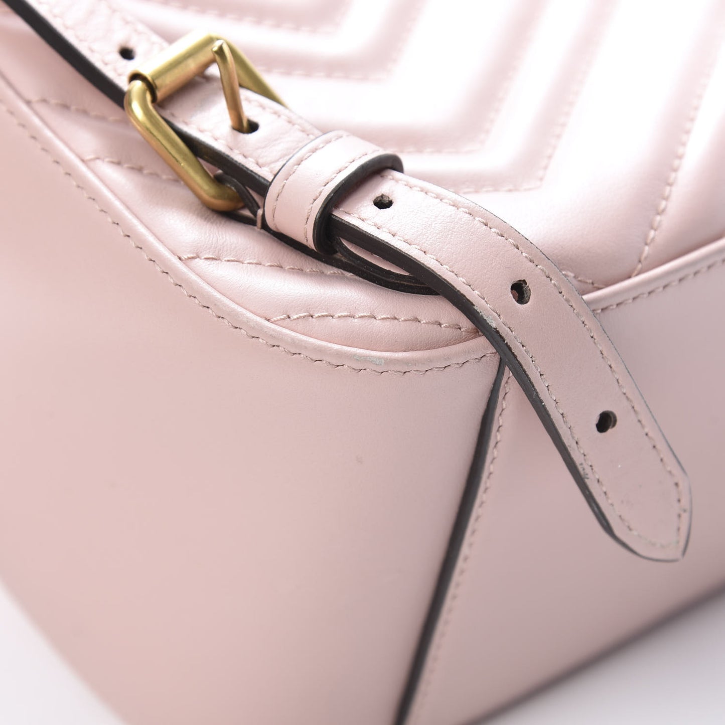 Calfskin Matelasse GG Marmont Dome Backpack Perfect Pink